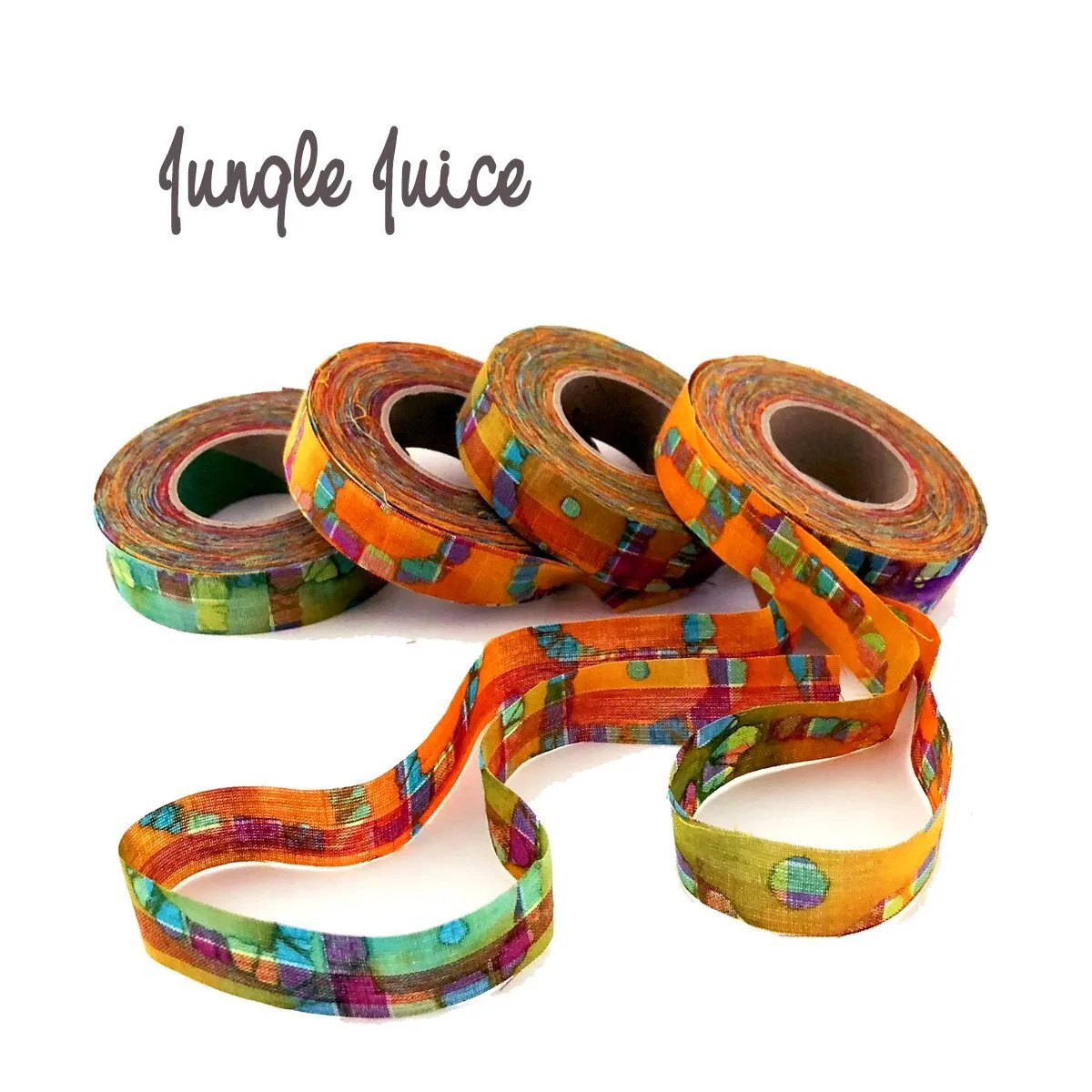 Jungle Collection in Cotton Weave - 3/4"W Hand-Dyed Fabric Strips