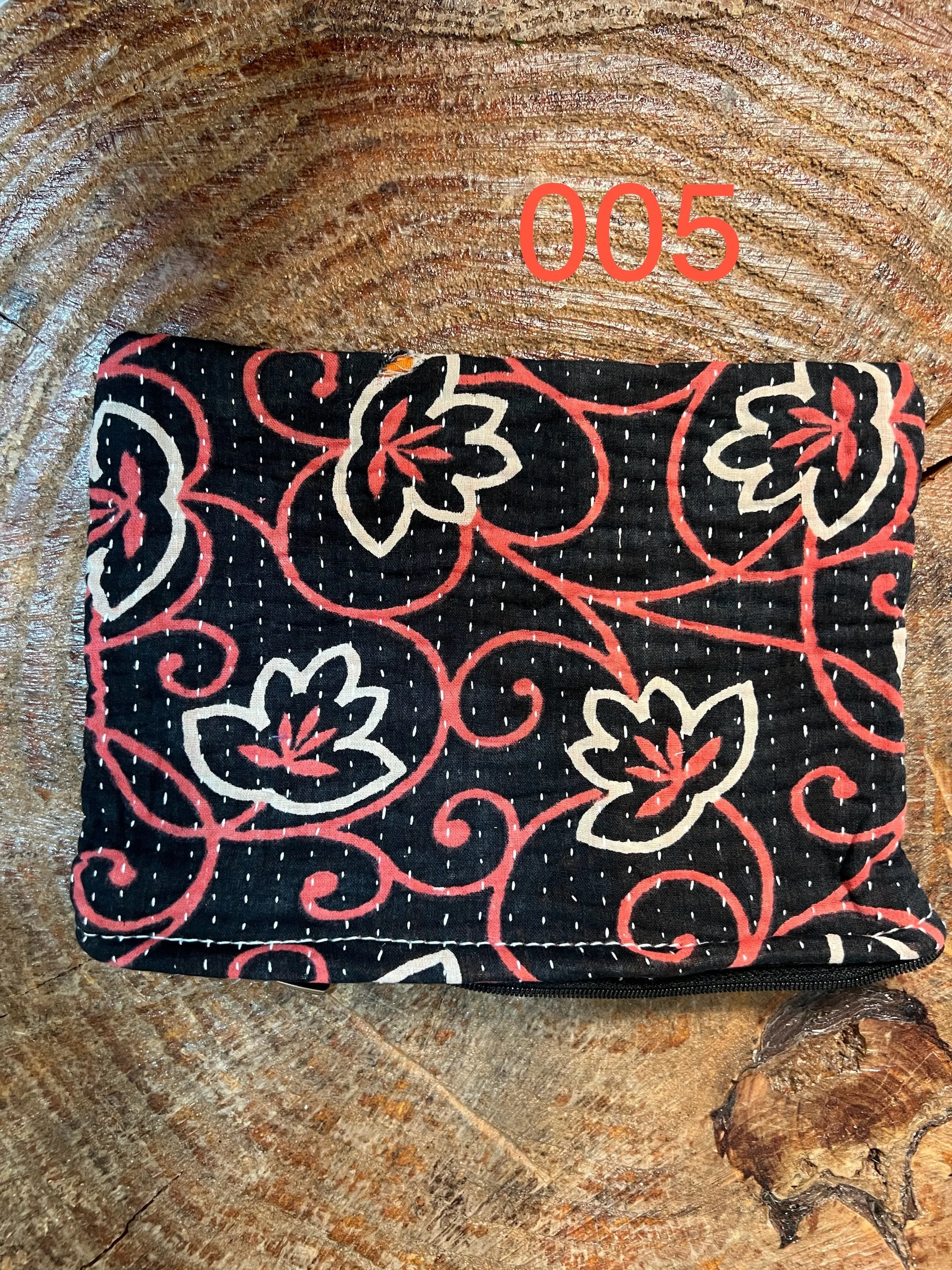 Kantha Pouch by Robin