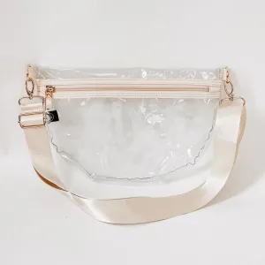 Kehlani Clear Bum Bag - Cream