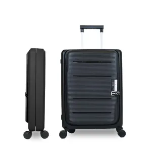 Kuber Industries Luggage Bag | Trolley Bags for Travel | Collapsible Luggage Bag | Travelling Bag | Trolley Bags for Suitcase | Lightweight Luggage Bag | 20 Inch | Pack of 6 | Coffee