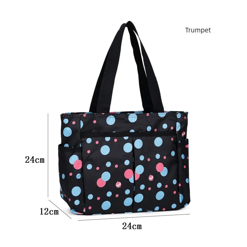 Large Short-Distance Multi-Pocket Travel Handbag