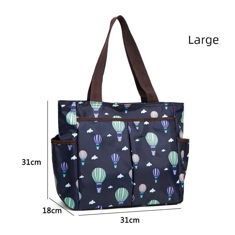 Large Short-Distance Multi-Pocket Travel Handbag