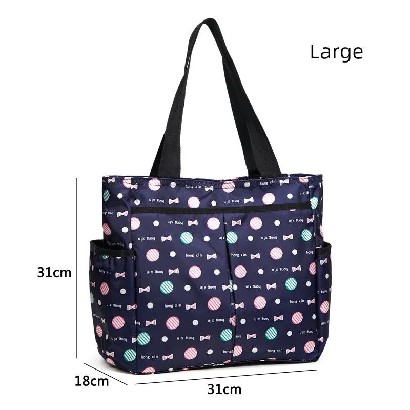 Large Short-Distance Multi-Pocket Travel Handbag