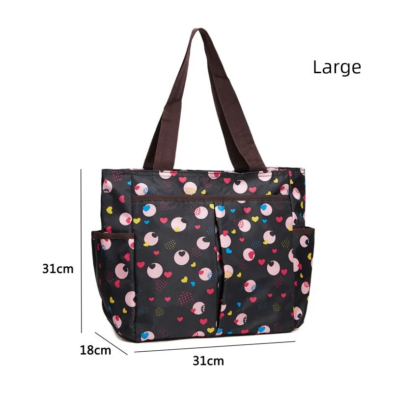 Large Short-Distance Multi-Pocket Travel Handbag