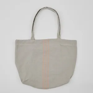 Maxime Linen & Coral Beach Bag