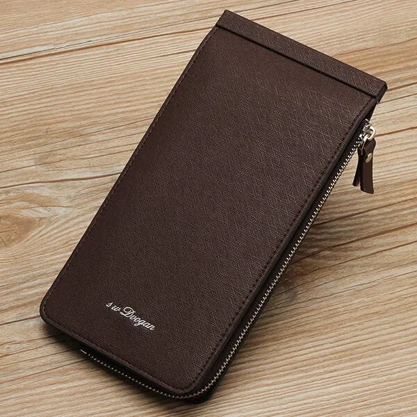 Men PU Leather Waterproof Durable Bifold Wallet 26 Card Slots Casual Business Card Pack