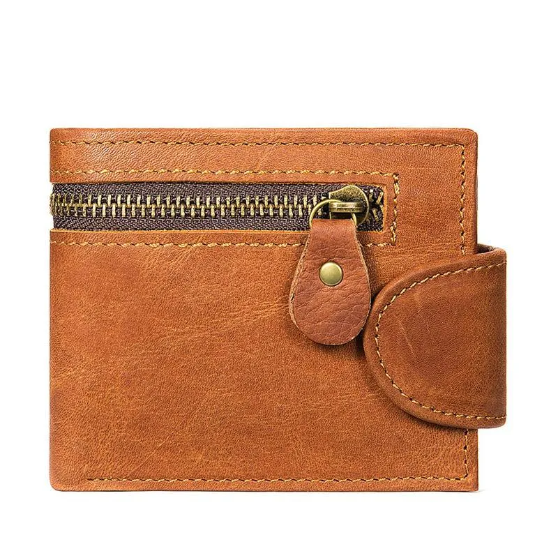 Men's Retro Casual Leather Bifold Wallet