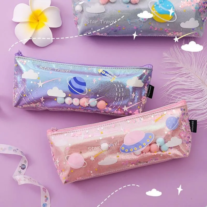 Milky Galaxy Cosmetic Bag