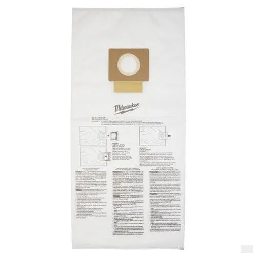 Milwaukee Fleece Dust Bags (5PK) - 12 Gallon 49-90-1999