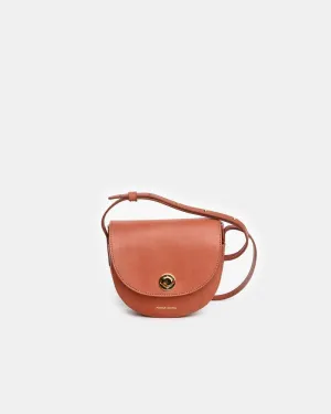 Mini Saddle Bag in Brandy