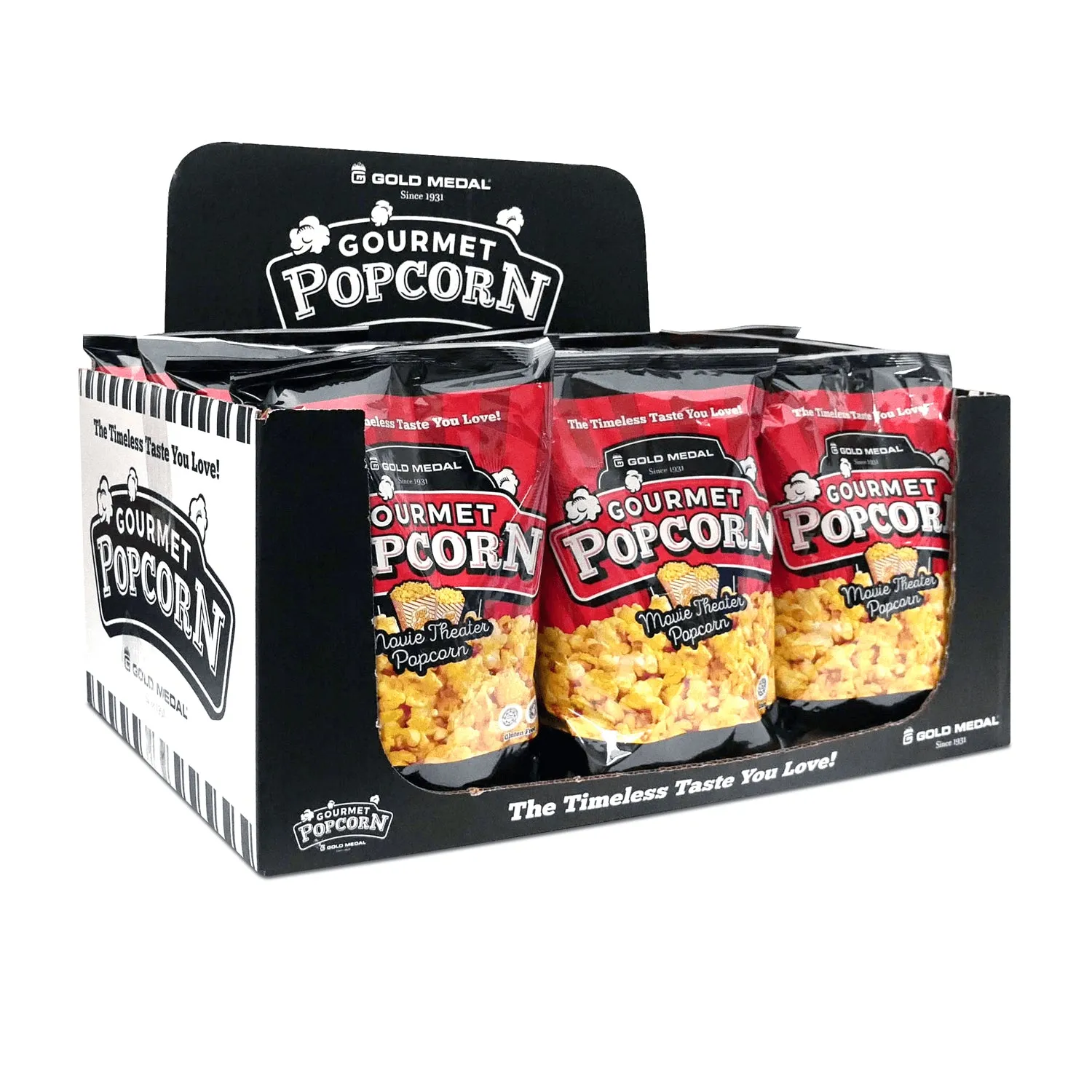 Movie Theater Style Popcorn  -  (15) Large 2.8 oz bags