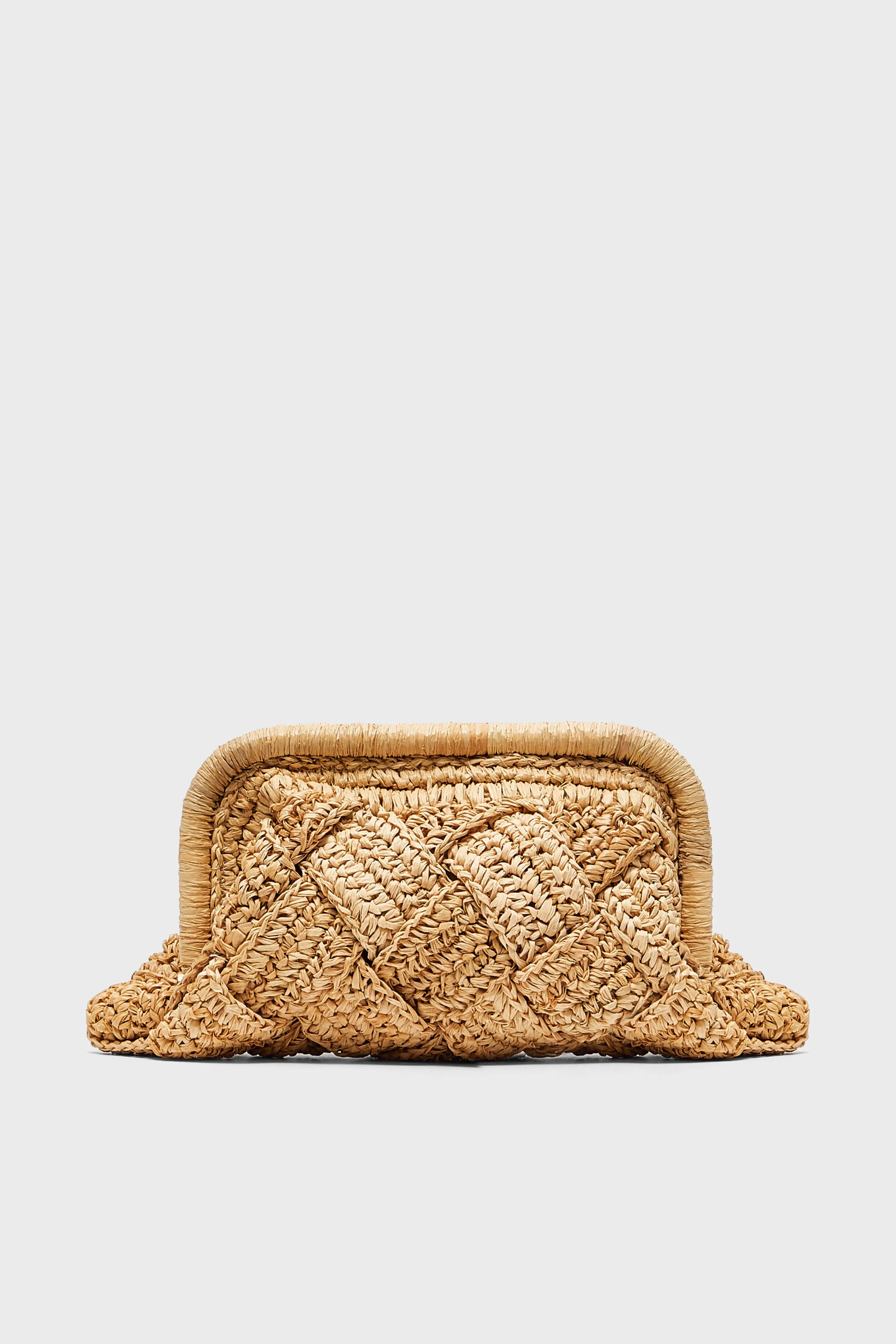 Natural Gigi Framed Clutch