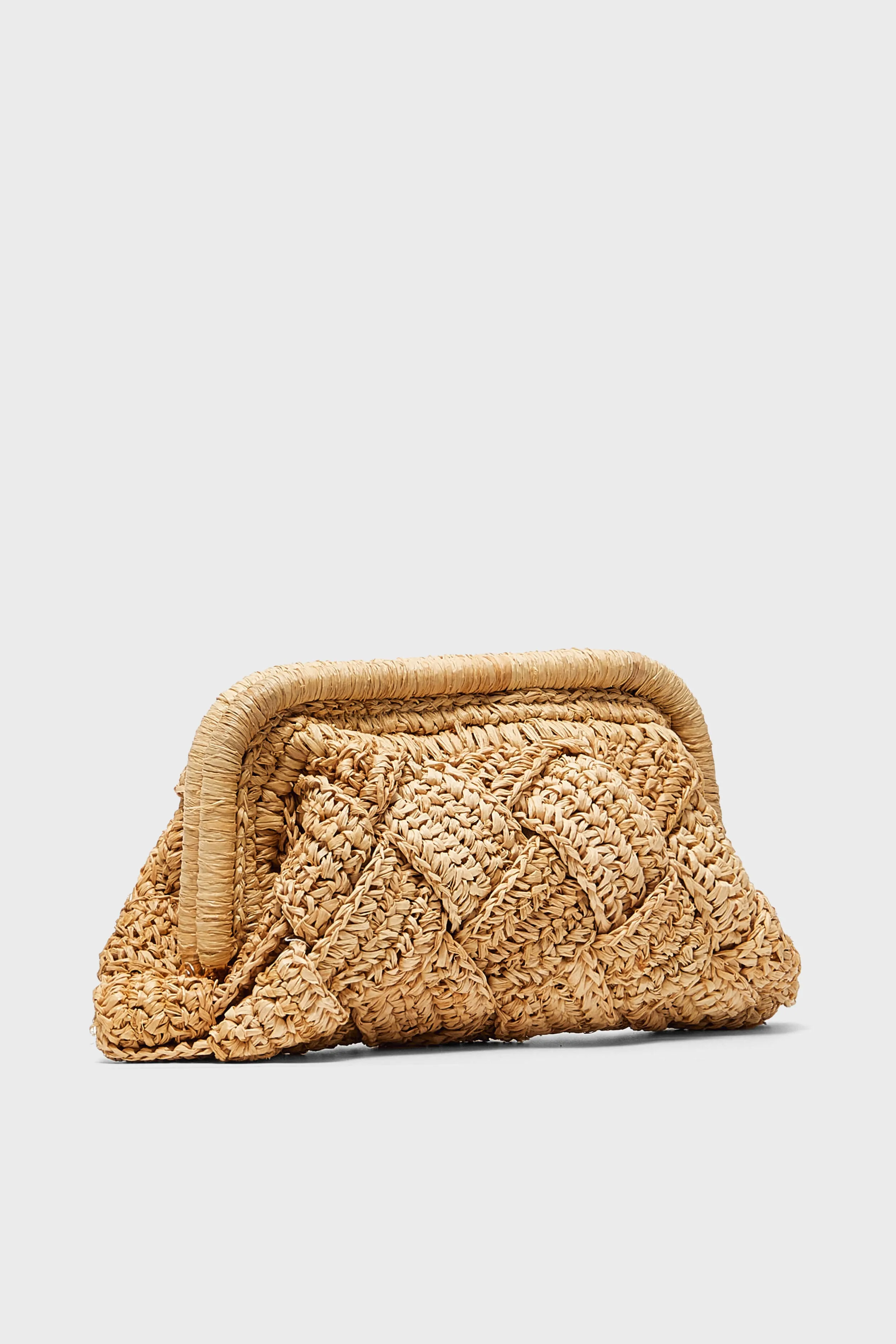 Natural Gigi Framed Clutch