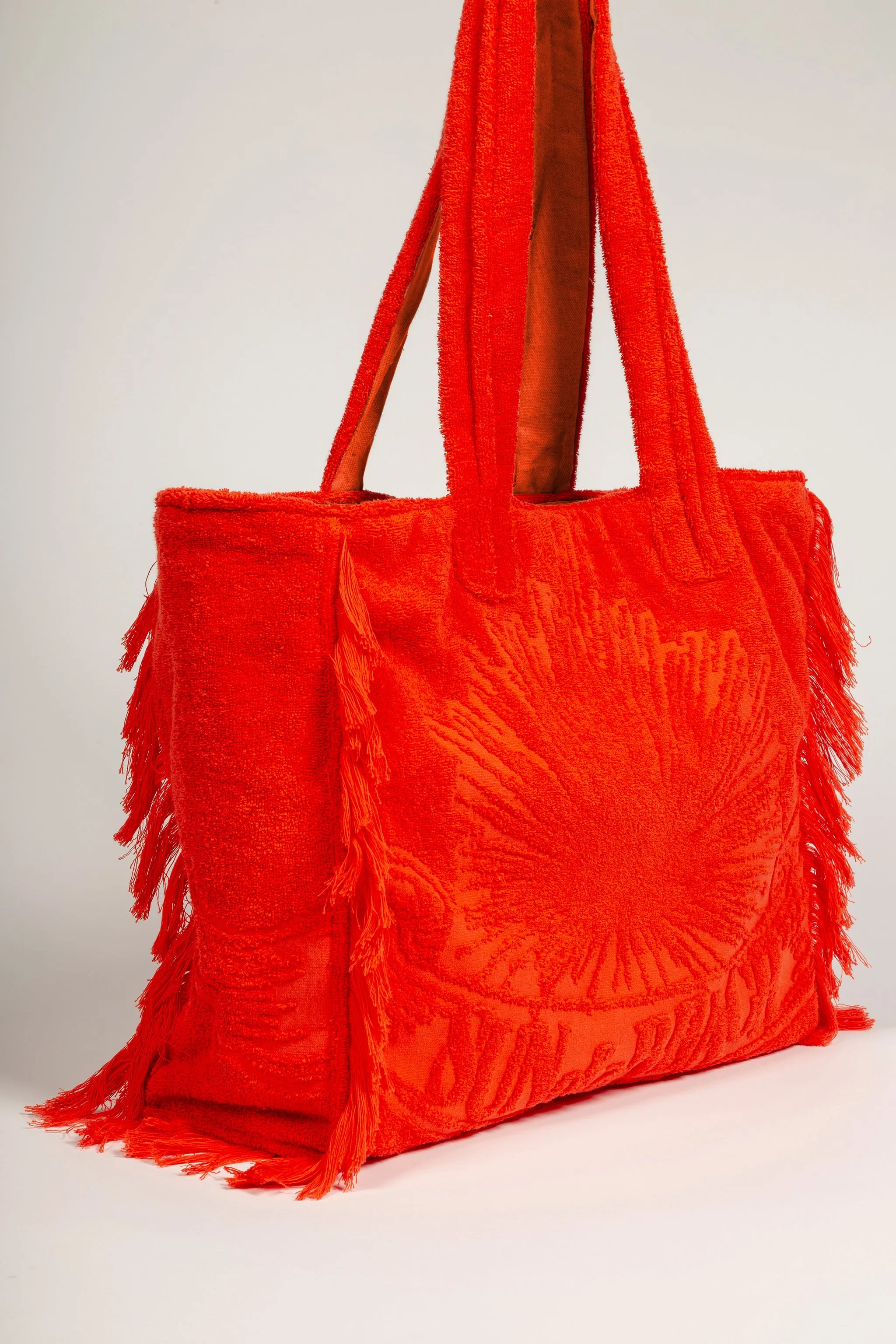 Orange | Terry Tote Beach Bag