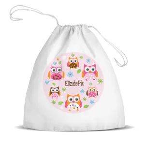 Owl Premium Drawstring Bag