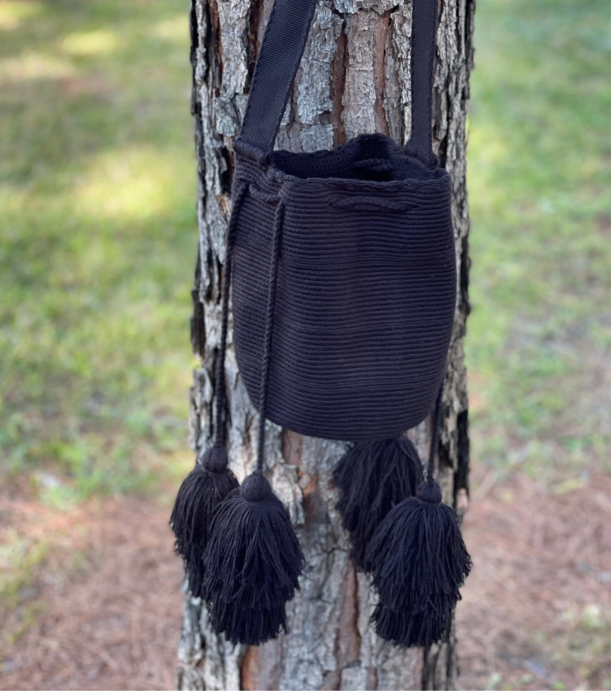 Pretty Tassel Bags | Earth Tones Crossbody Purses - M