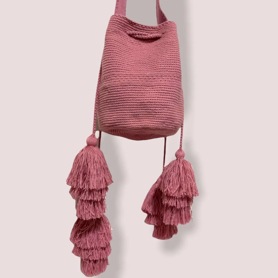 Pretty Tassel Bags | Earth Tones Crossbody Purses - M