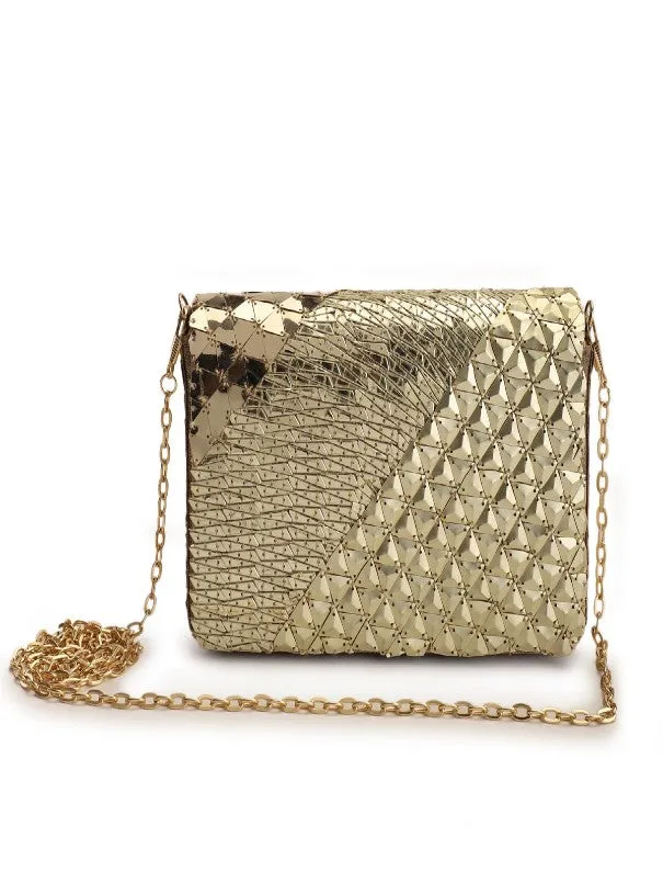 Sequins Mix Clutch Bag