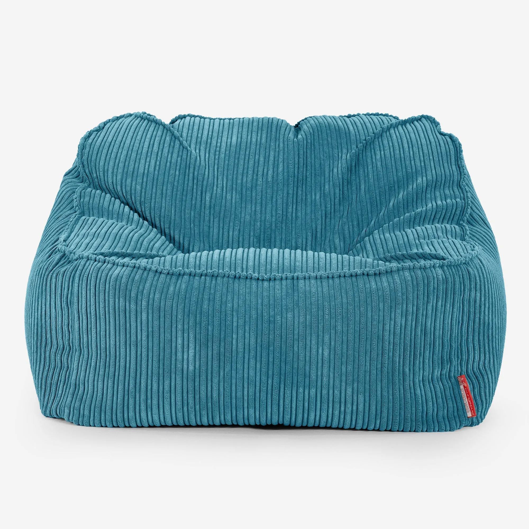 Sloucher Bean Bag Chair - Cord Aegean Blue