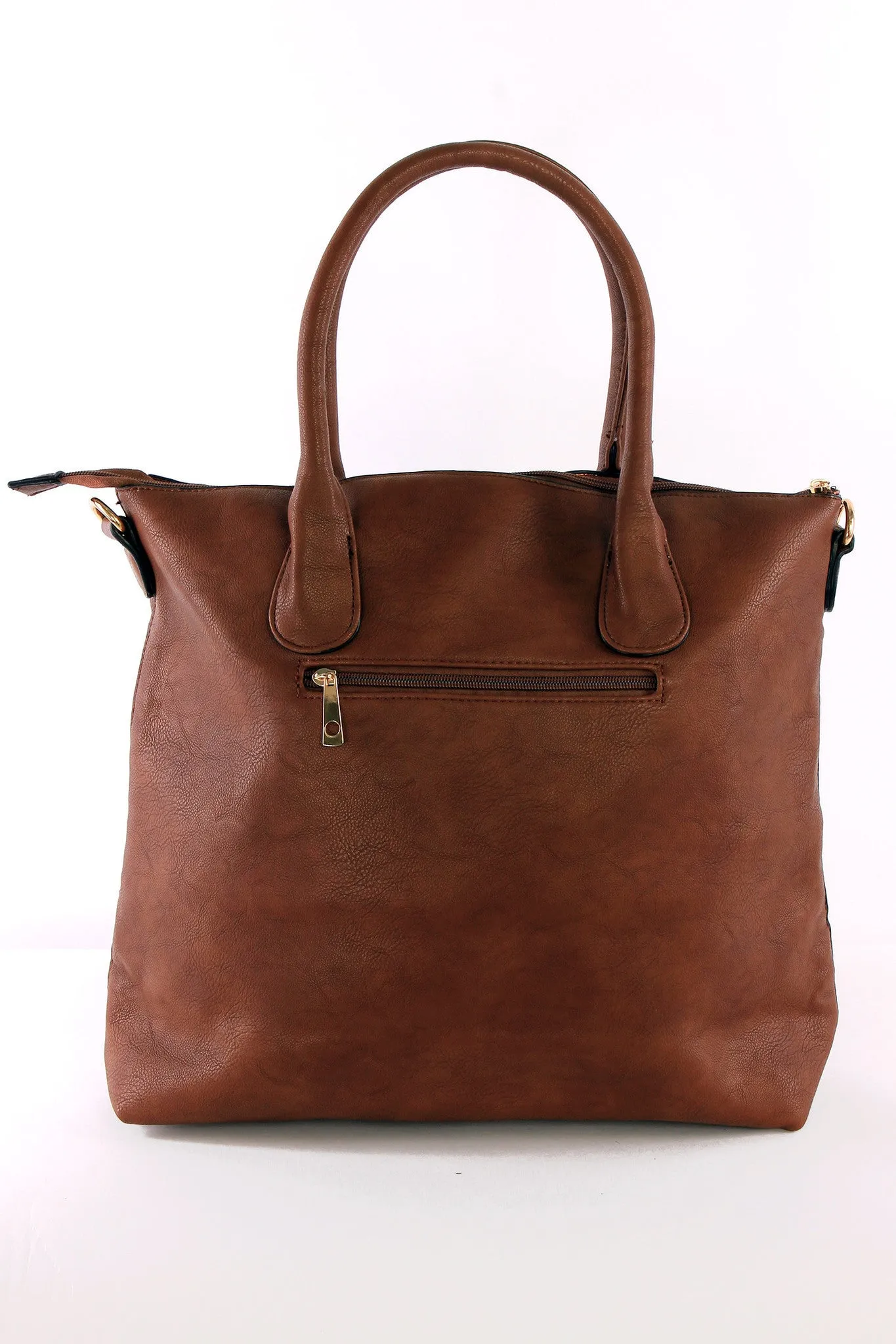 Square Panelled Shopper Bag