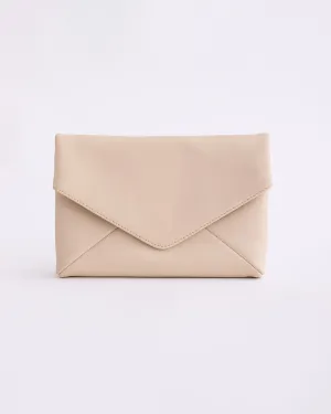 Stella Envelope Clutch: Oat