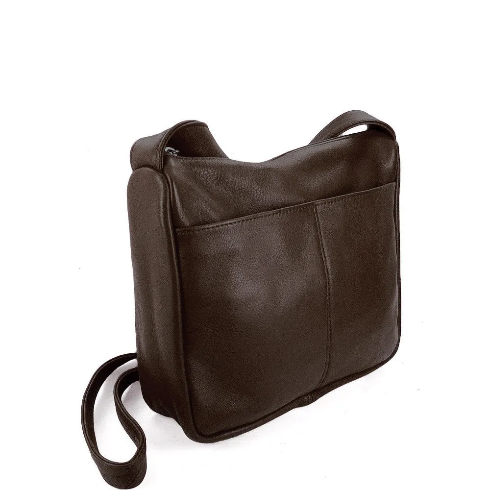 Sven classic medium leather crossbody bag