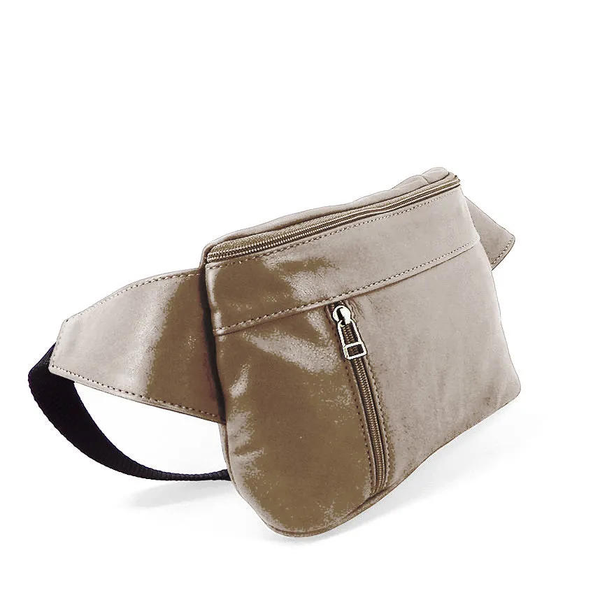 Sven multi-compartment leather fanny pack