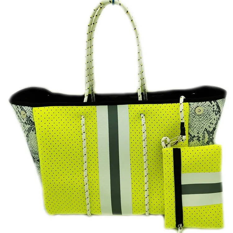 The Ella Tote Neon Yellow