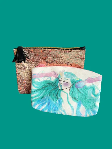 Two Ipsy Makeup Bags