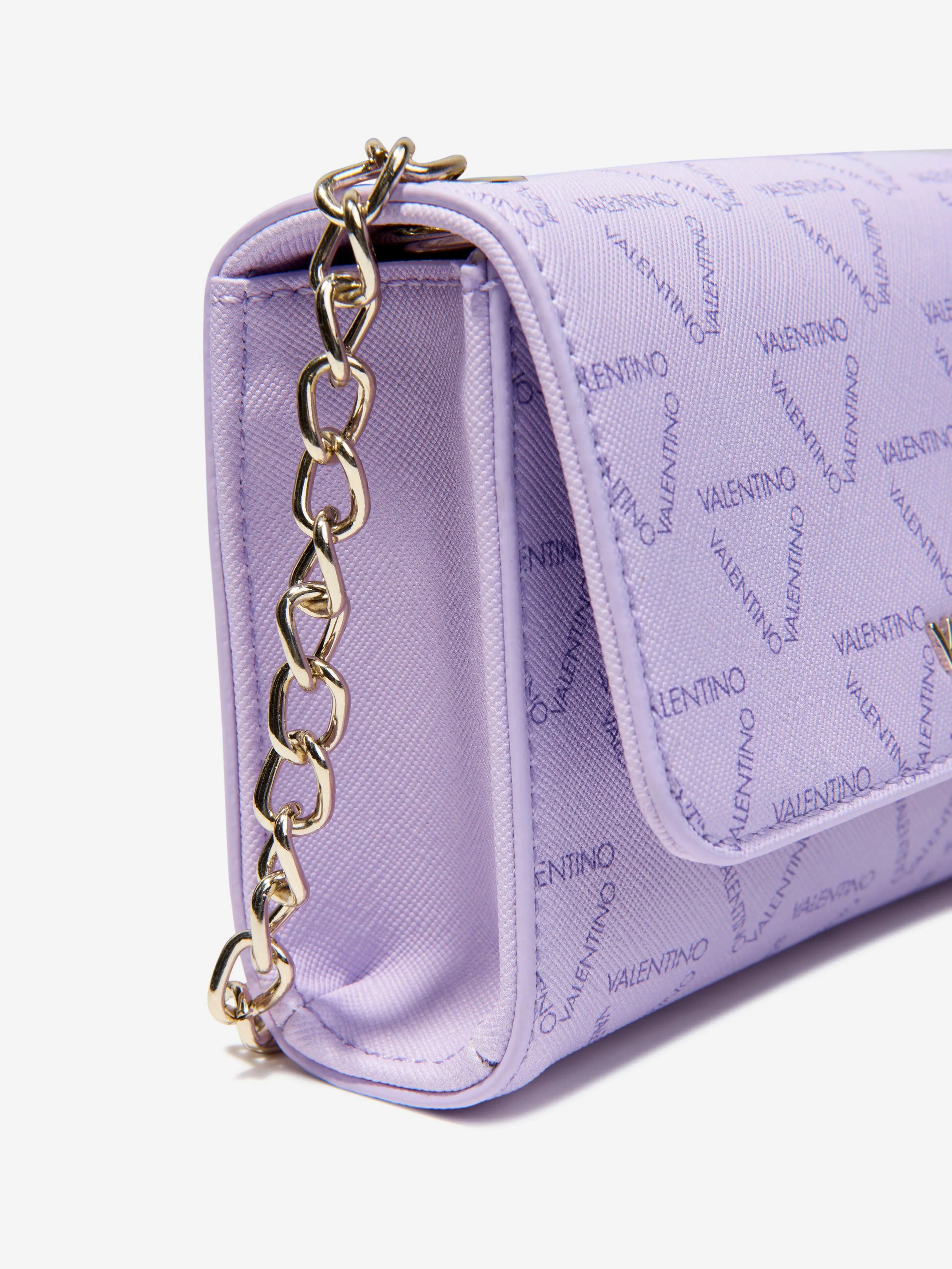 Valentino Girls Pretty Satchel Bag in Lilac