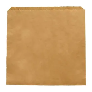 Vegware Compostable Paper Sandwich Bags Kraft - 10x10" (Pack of 1000)