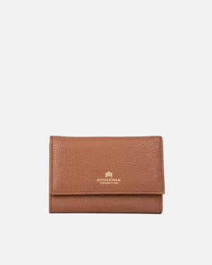 VELVET PORTAFOGOLIO BIFOLD - CARAMEL